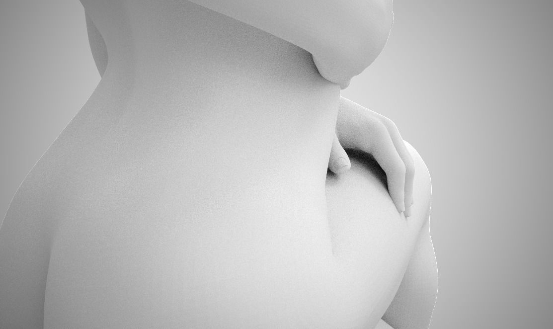 Crossed Legs 3D print model_8