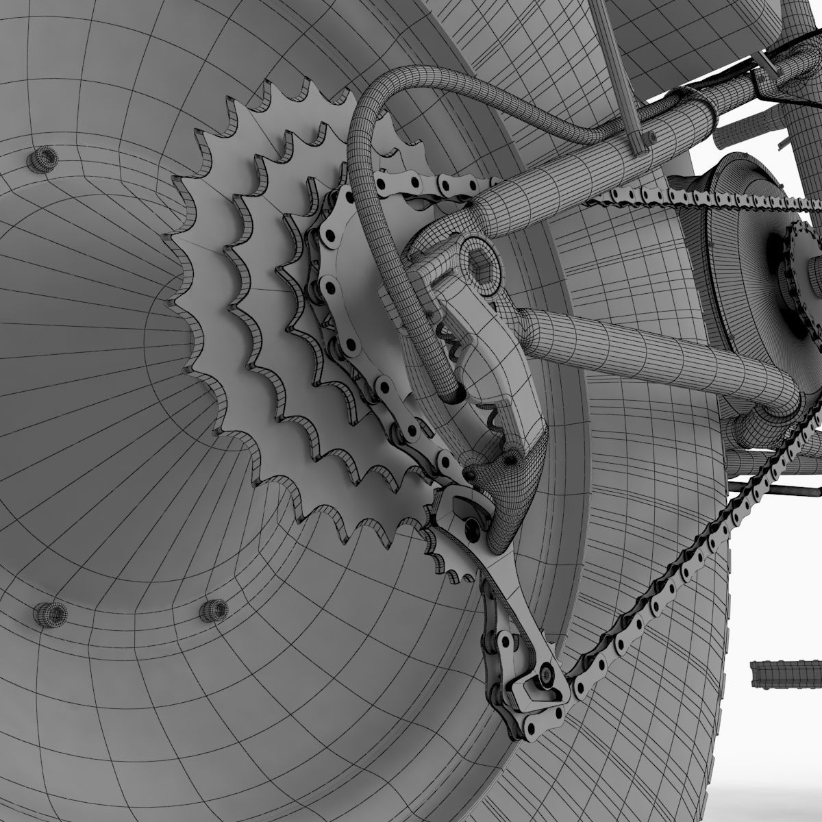 Electic Bike 3D model_5