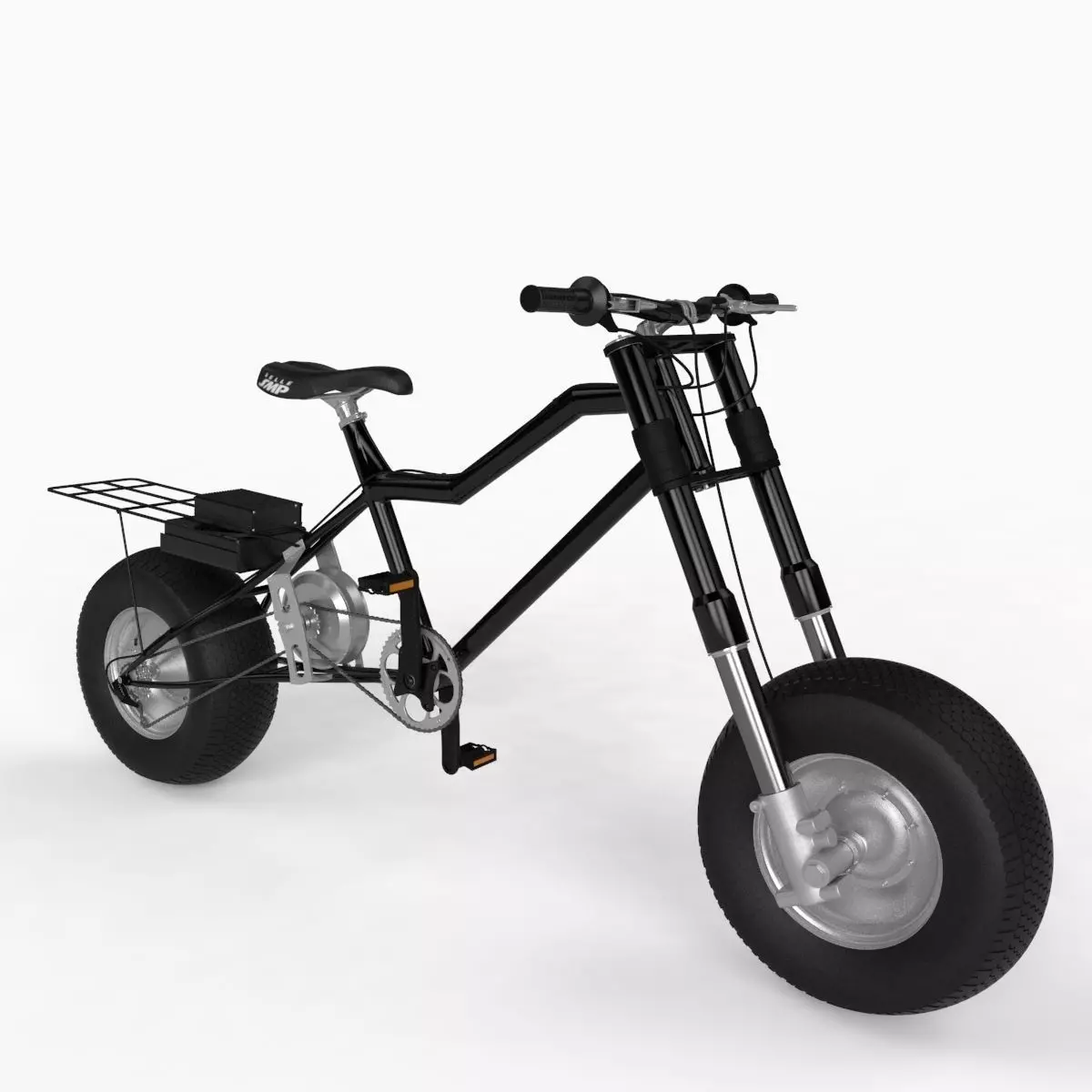 Electic Bike 3D model_0