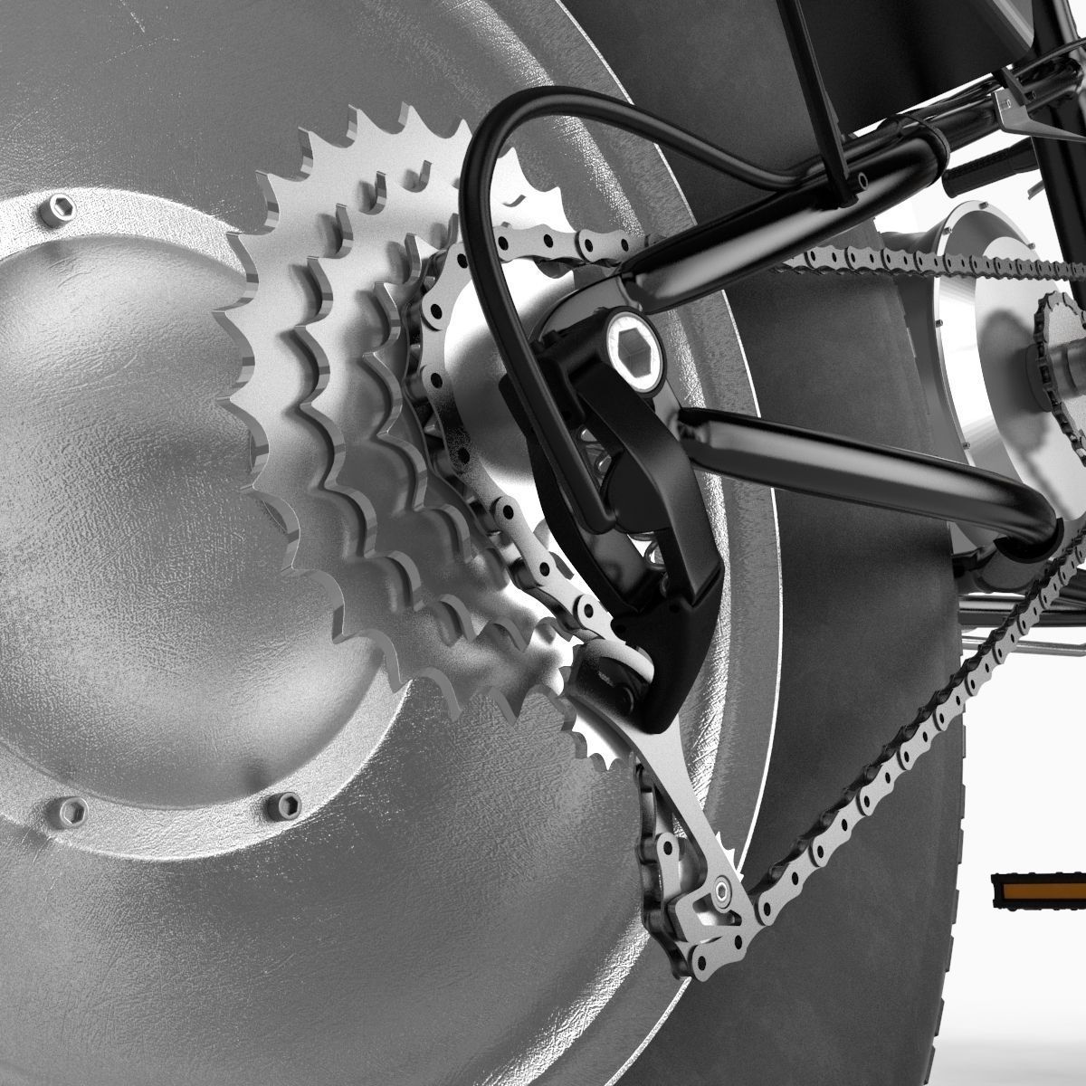 Electic Bike 3D model_19