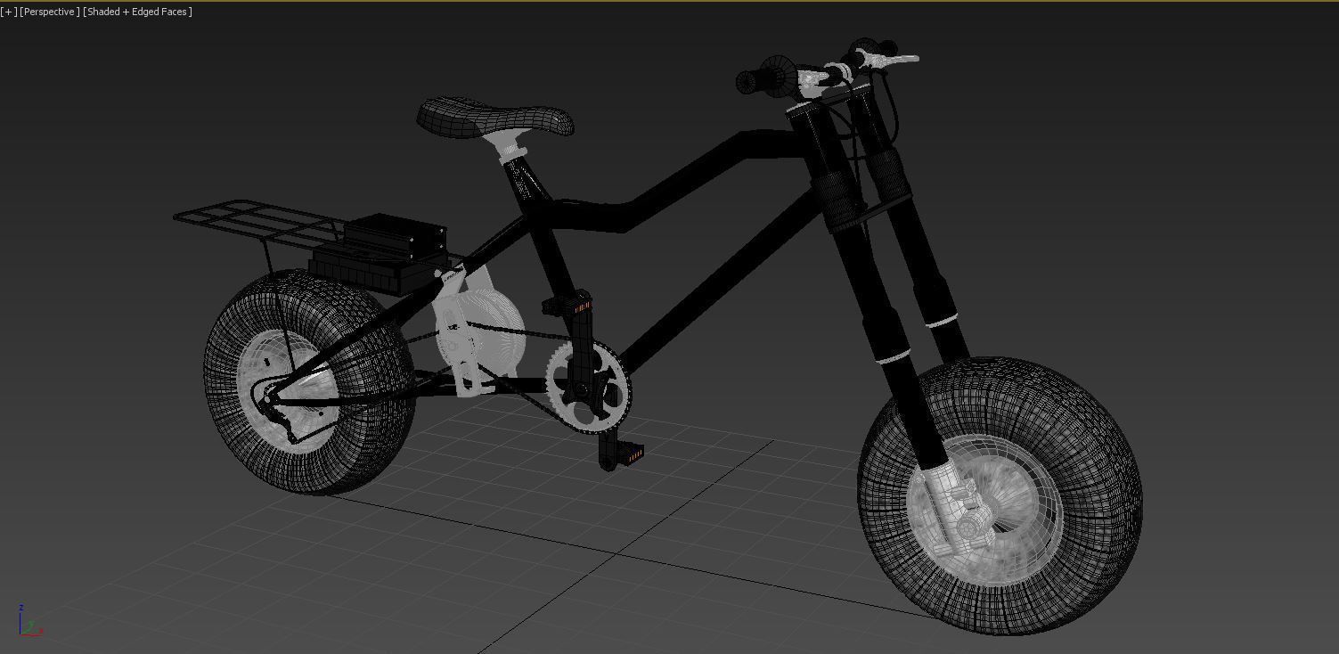 Electic Bike 3D model_12