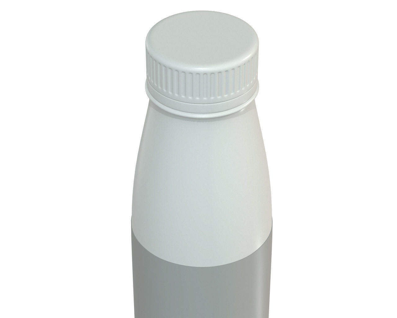 yoghurt bottle 3D model_2