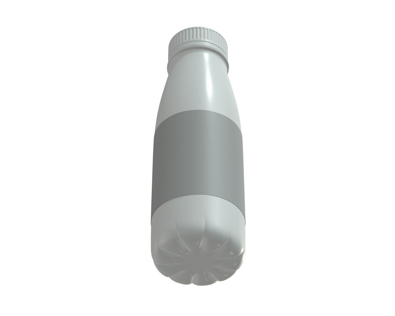 yoghurt bottle 3D model_1