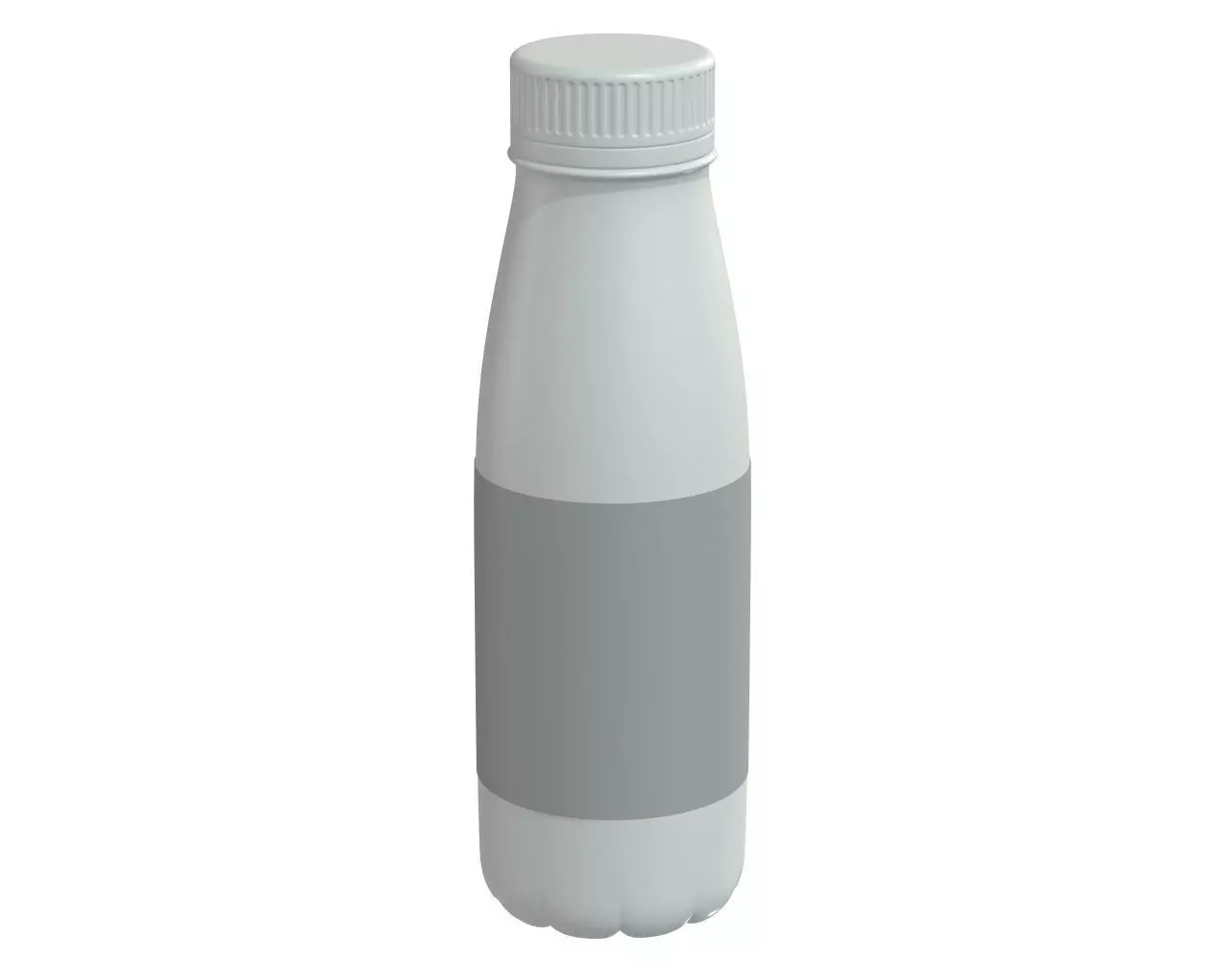 yoghurt bottle 3D model_0