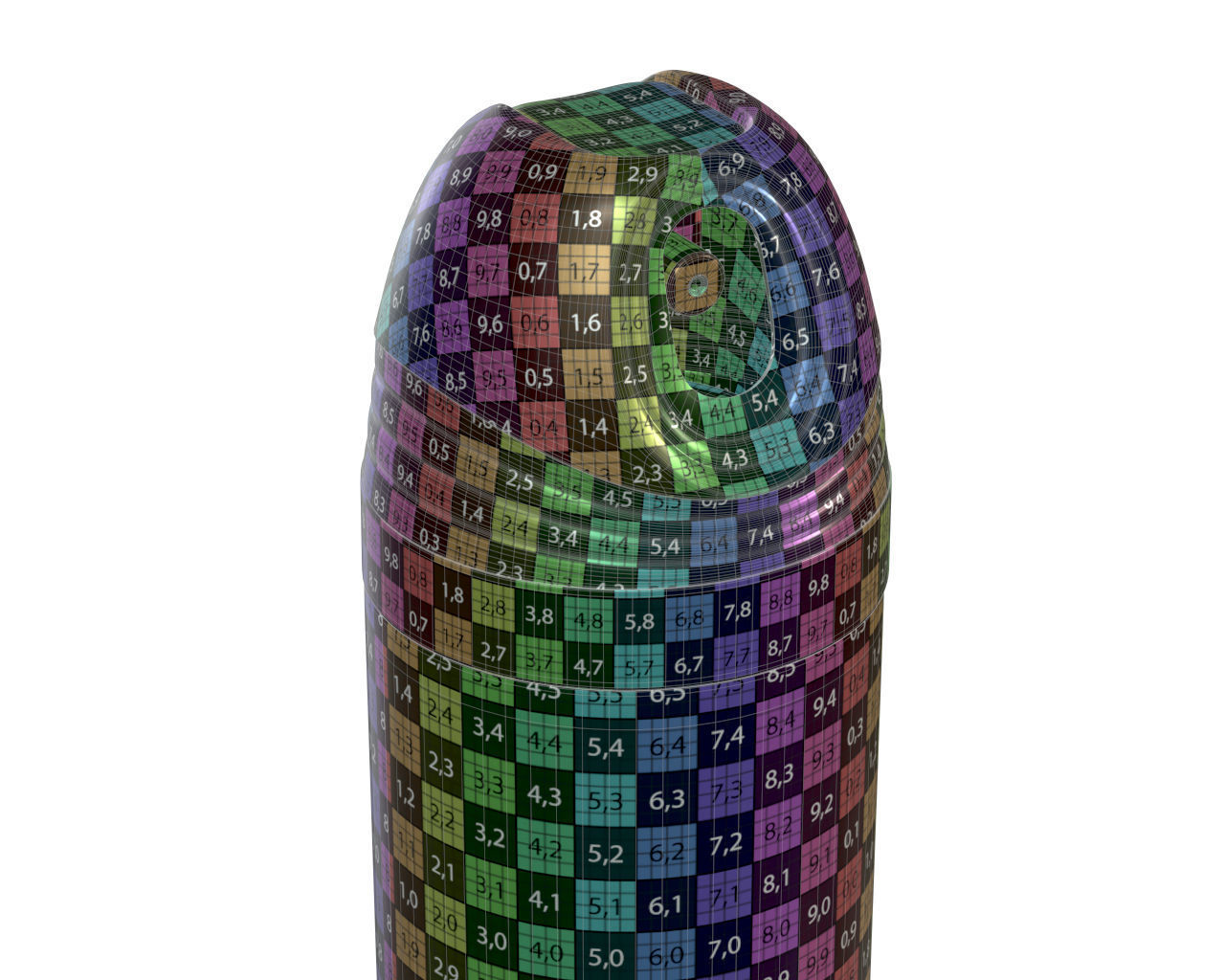 toilet spray 3D model_9