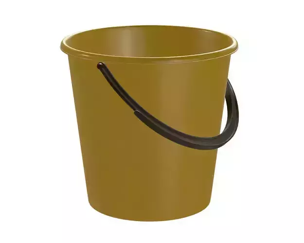 plastic bucket 3D model