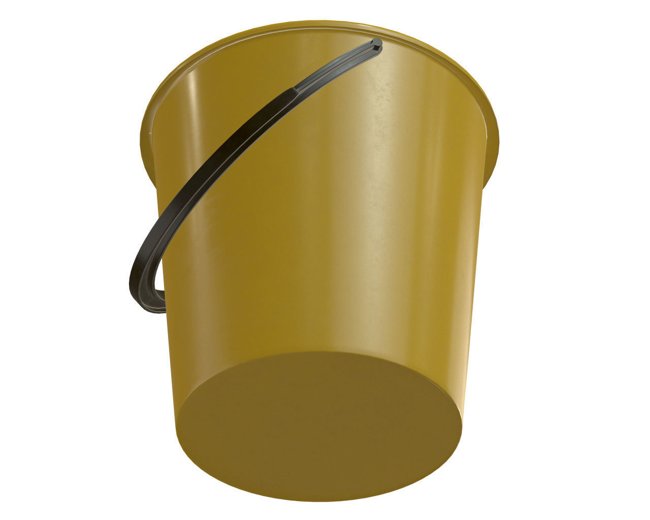 plastic bucket 3D model_2