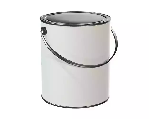 paint tin can 3D model