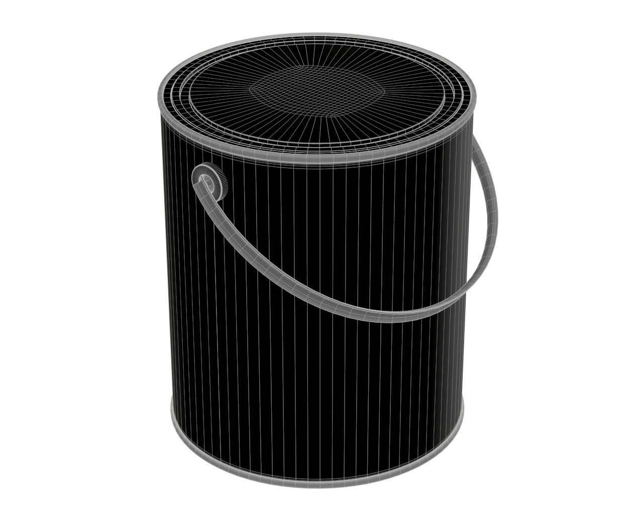 paint tin can 3D model_4