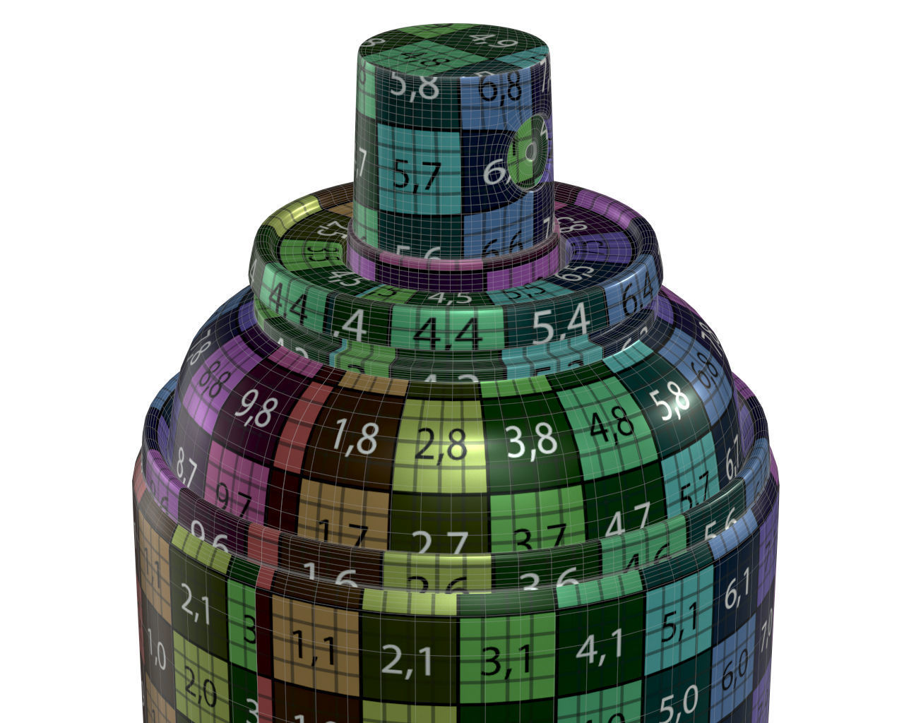 paint spray 3D model_5