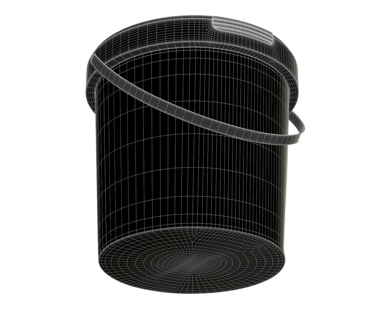 paint bucket 3D model_4