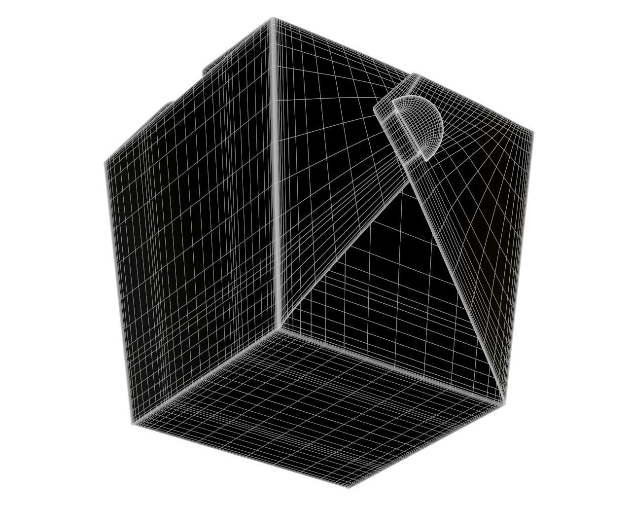 noodles container 3D model_4