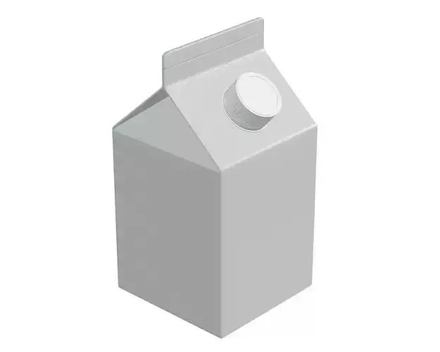milk packing small 3D model