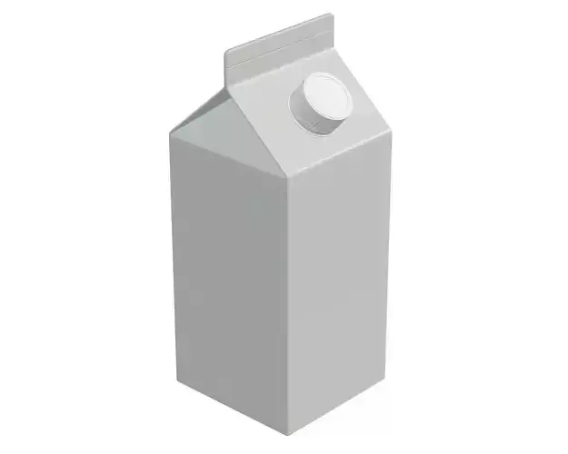 milk packing medium 3D model