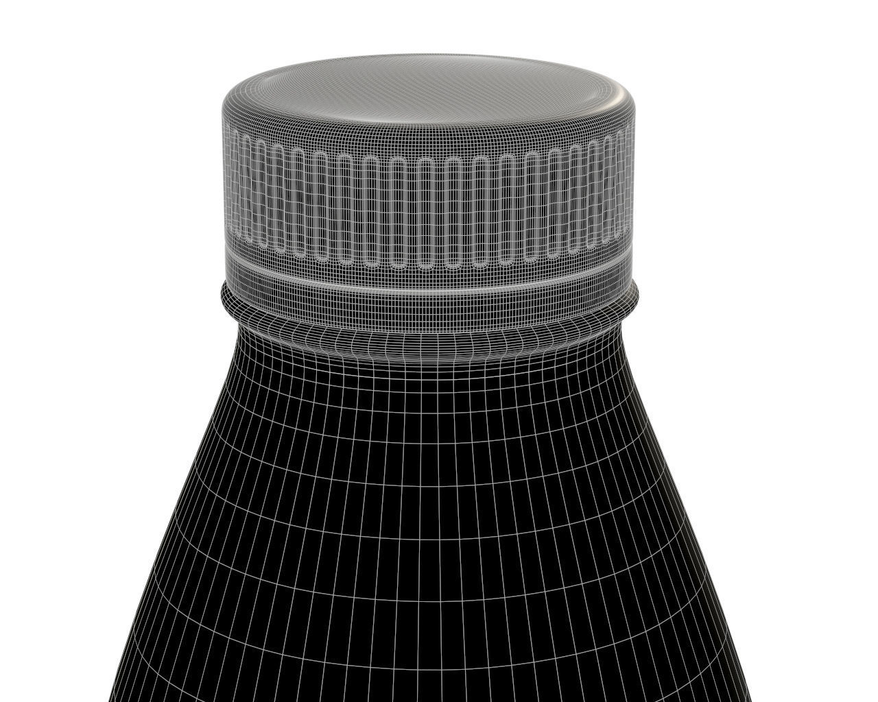 milk bottle 3D model_4