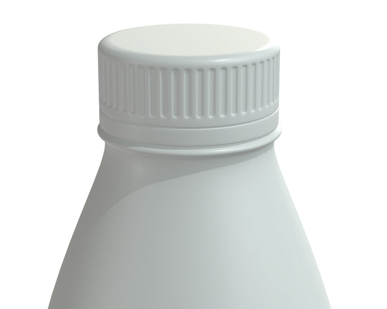 milk bottle 3D model_3