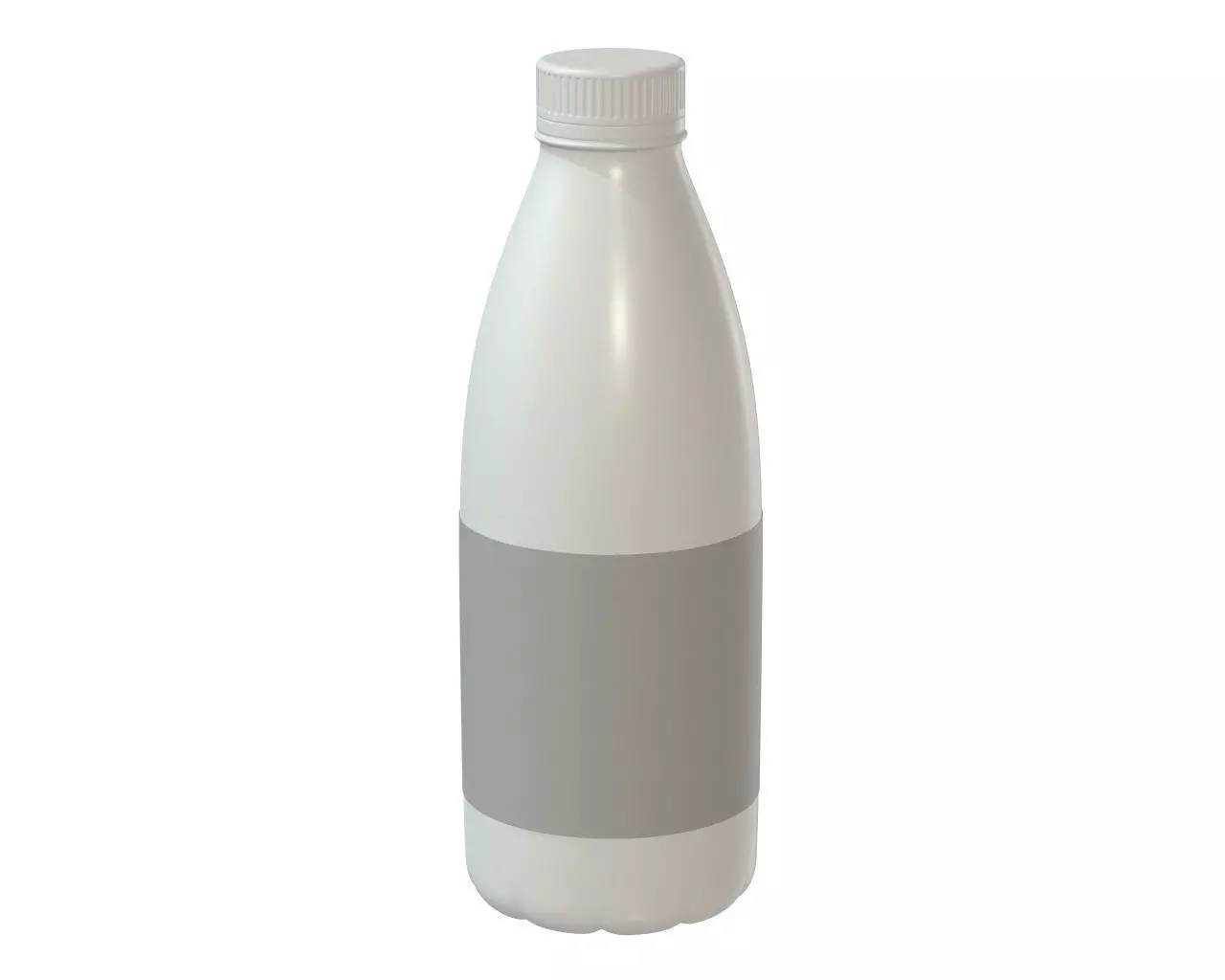 milk bottle 3D model_0