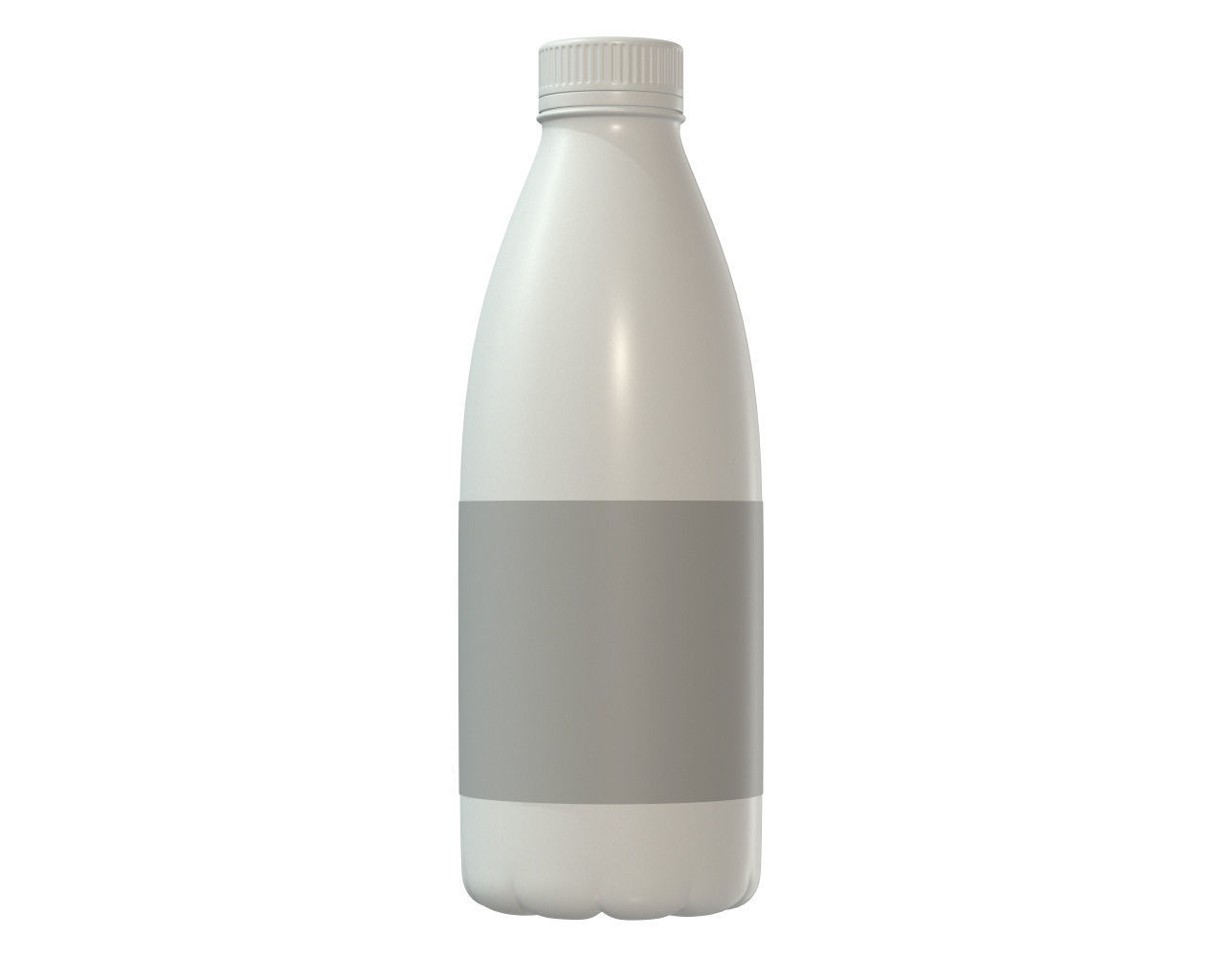 milk bottle 3D model_1