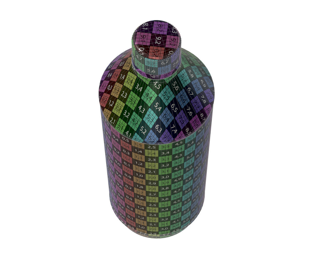 liquid bottle 3D model_7