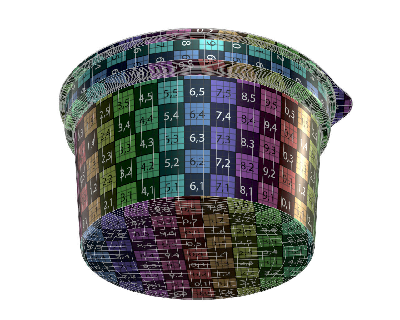 cottage cheese 3D model_5