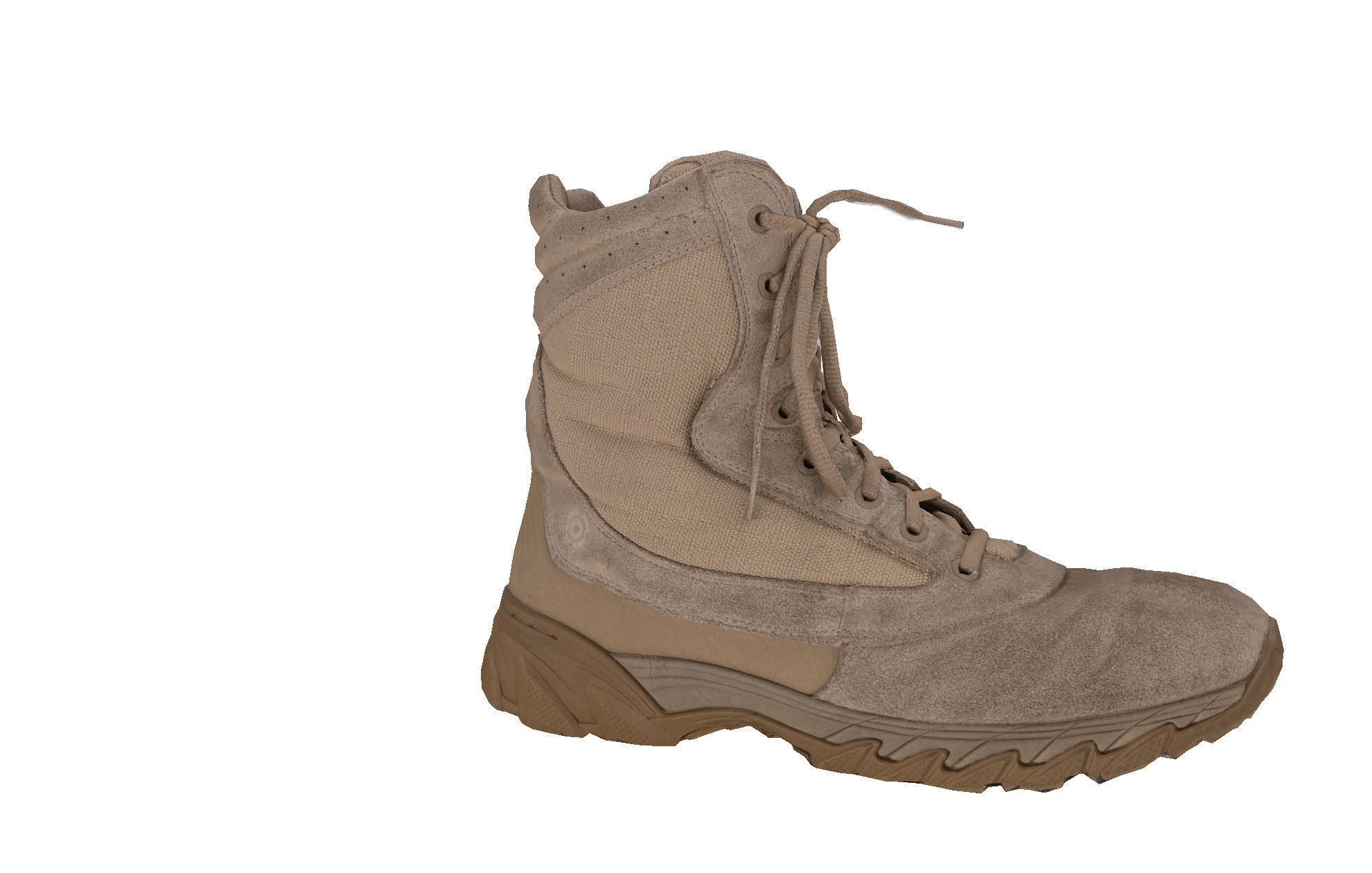Military boot Low-poly 3D model_4