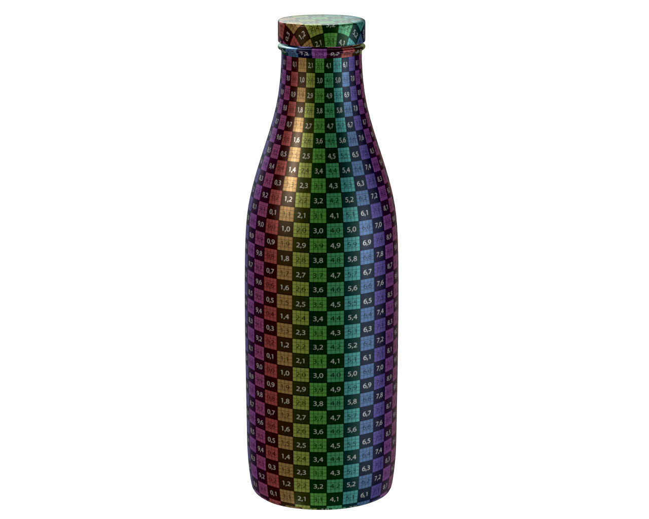 buttermilk bottle 3D model_5