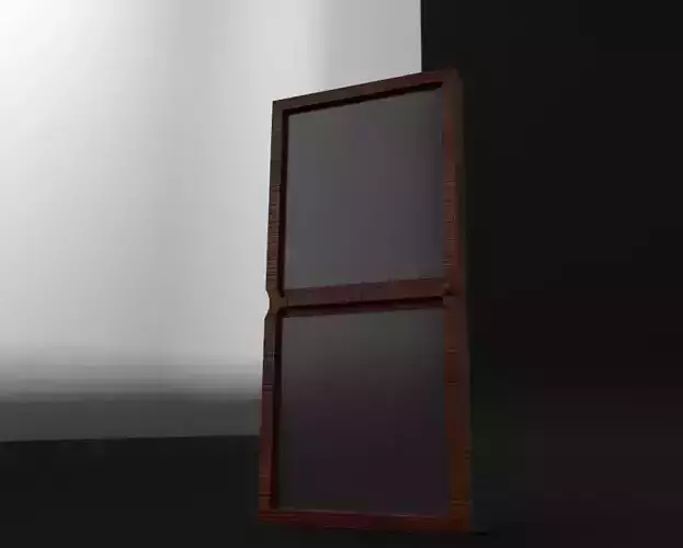 Wooden Door with glass