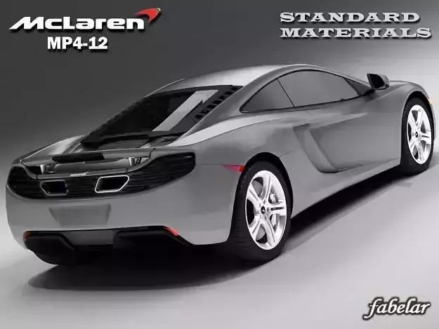 MCLAREN MP4-12 STD MAT 3D model