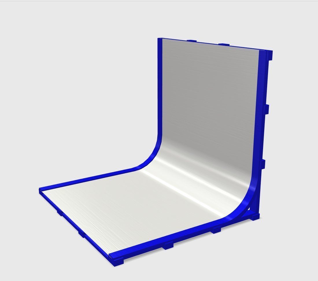 Infinite Seamless White Backdrop - PHOTOGRAPHY PRO 3D print model_2