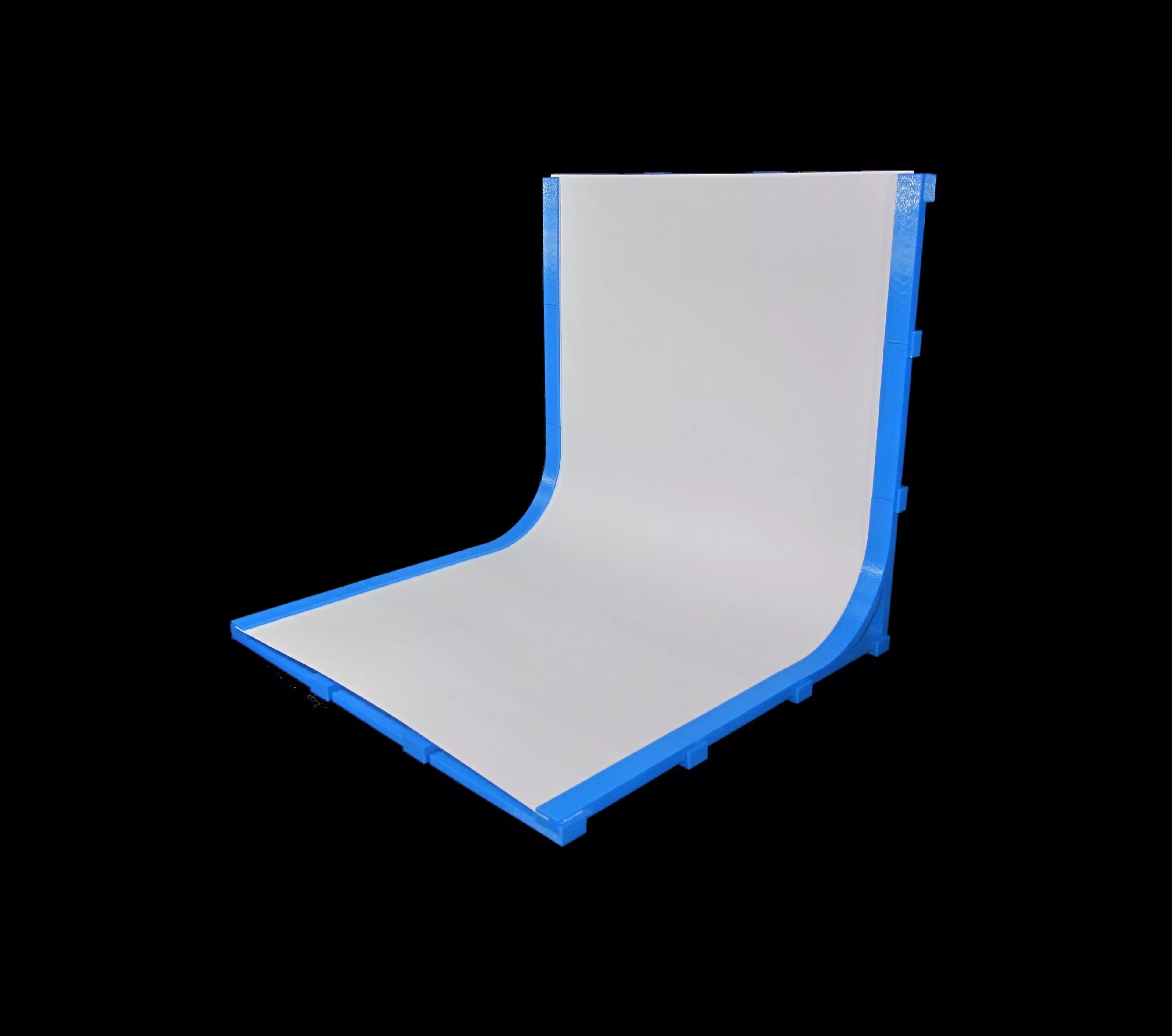 Infinite Seamless White Backdrop - PHOTOGRAPHY PRO 3D print model_0