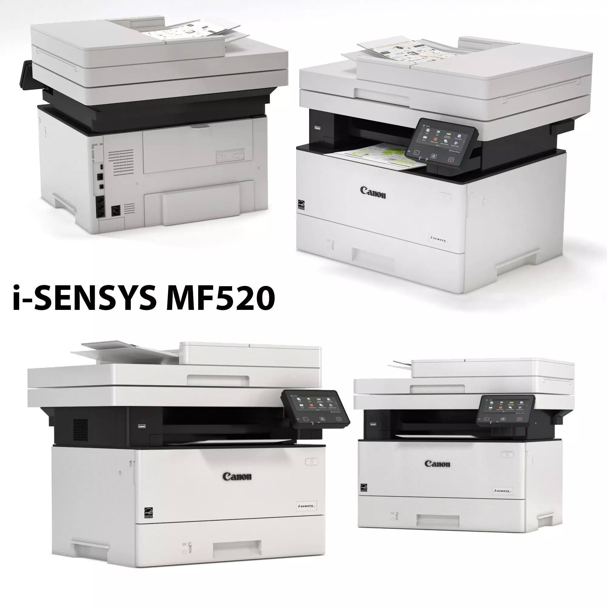 Printer Canon i-SENSYS MF520  3D model_0