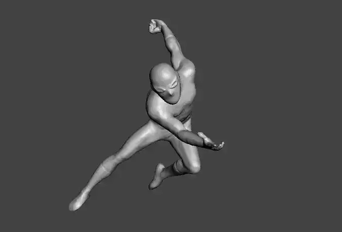 Spider-man 1977 movie poster pose miniature