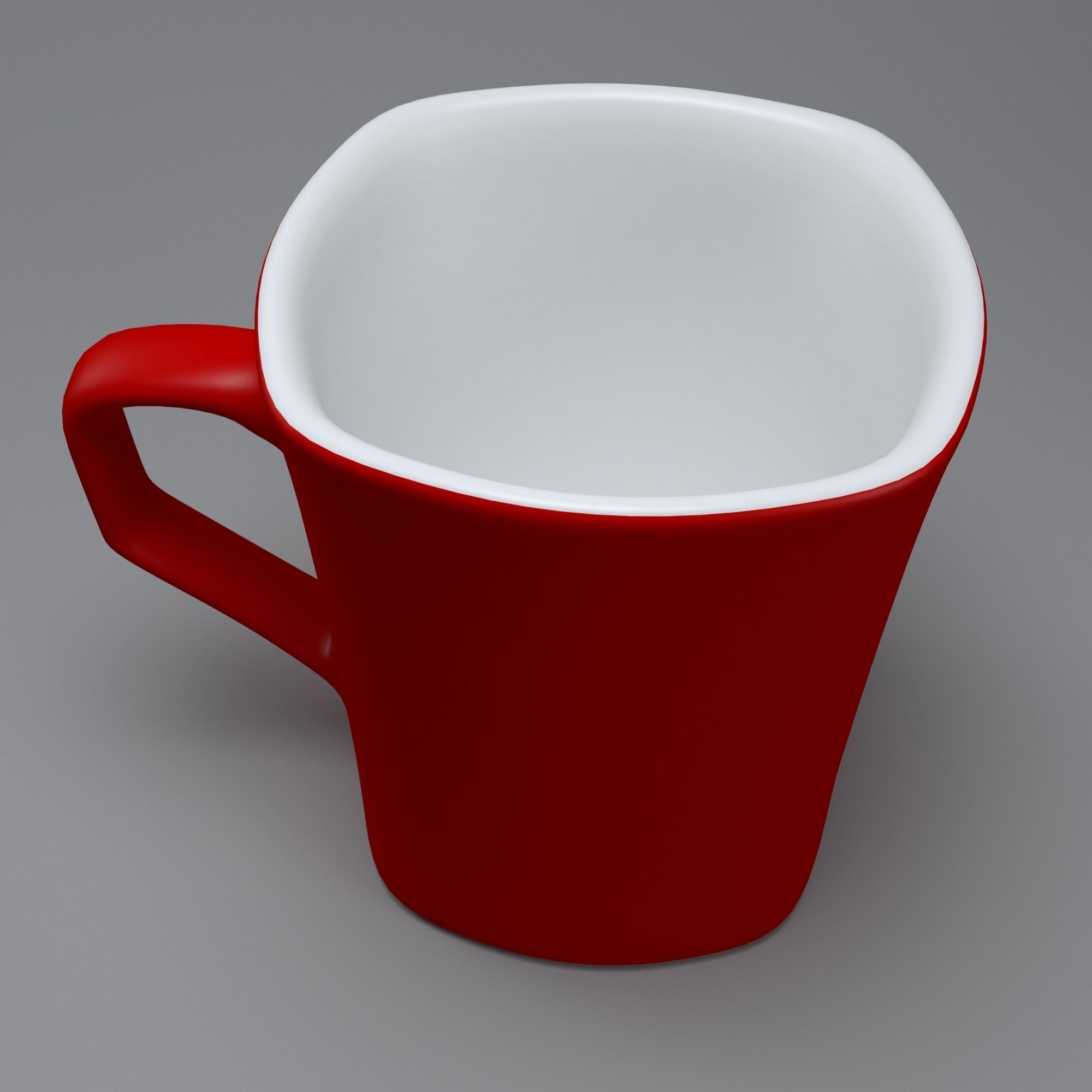Red Mug 3D model_1