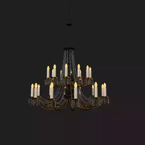 Chandelier with candles