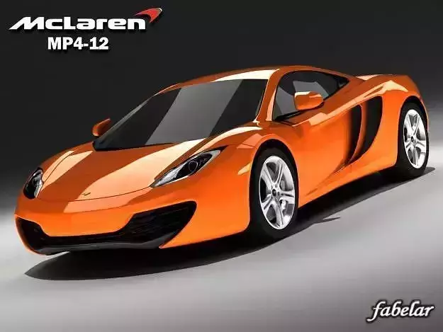 McLaren MP4-12 3D model
