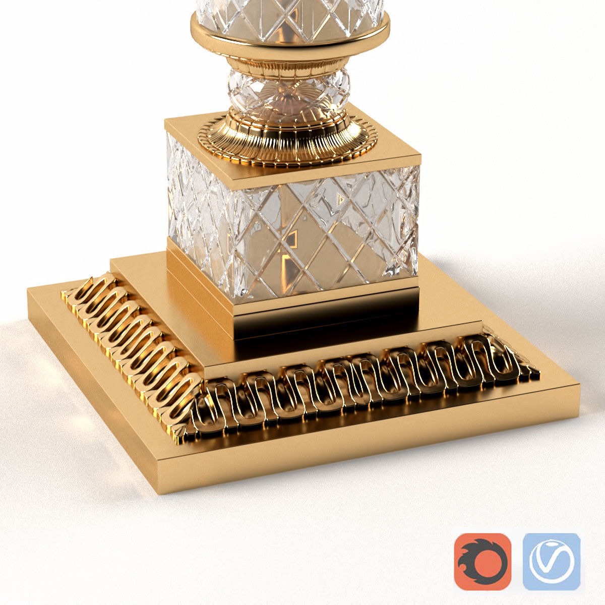 Table lamp Zanaboni 3D model_3