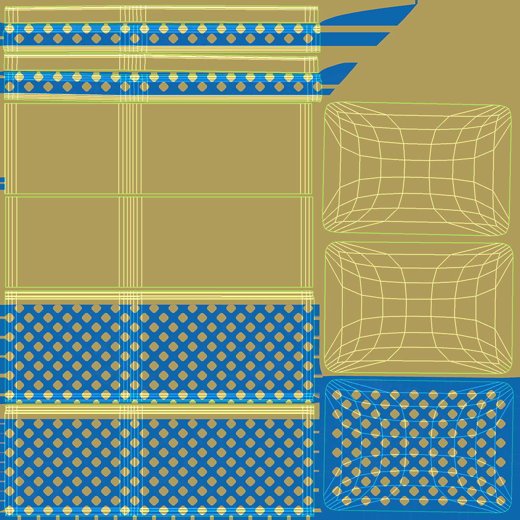 Metal Box model Low-poly 3D model_23