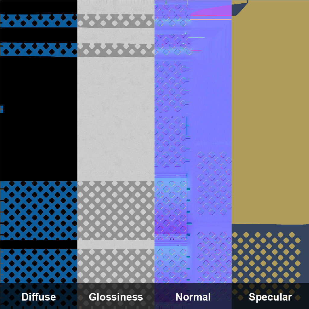 Metal Box model Low-poly 3D model_25