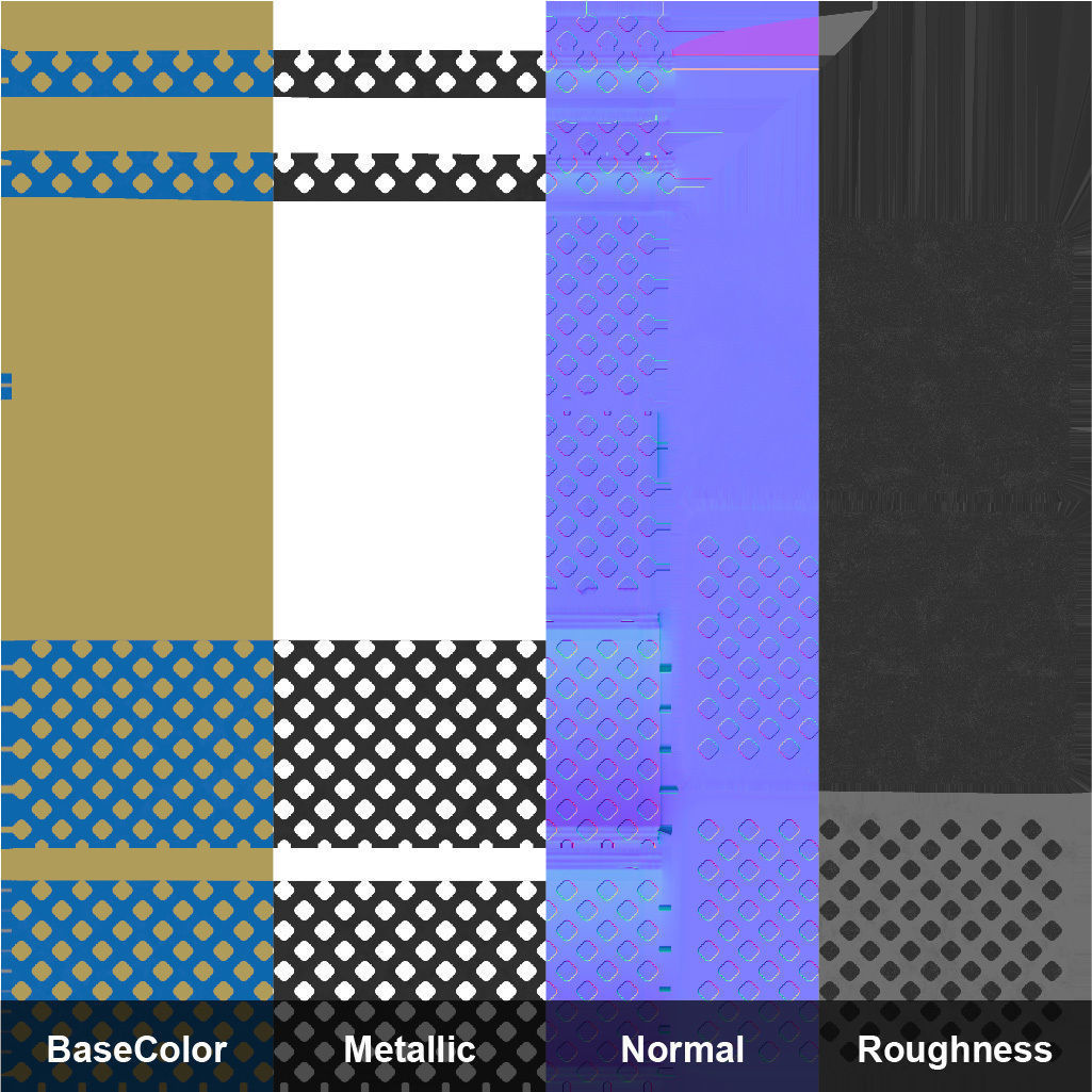 Metal Box model Low-poly 3D model_24