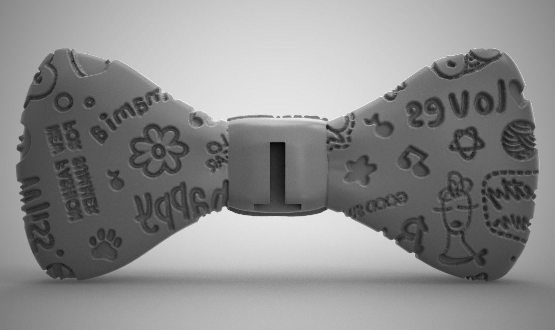 Cute Bow Tie 3D print model_7