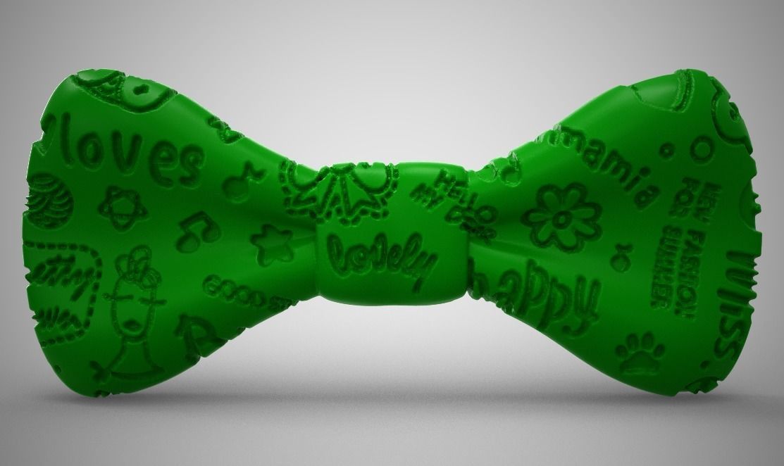 Cute Bow Tie 3D print model_9