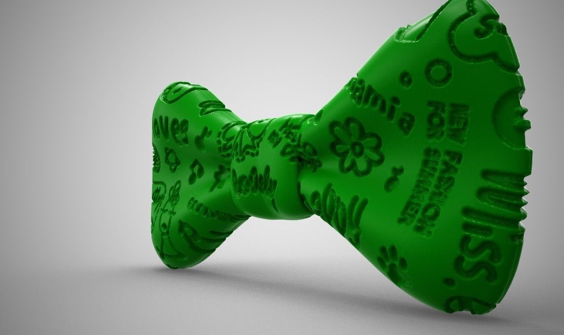 Cute Bow Tie 3D print model_10