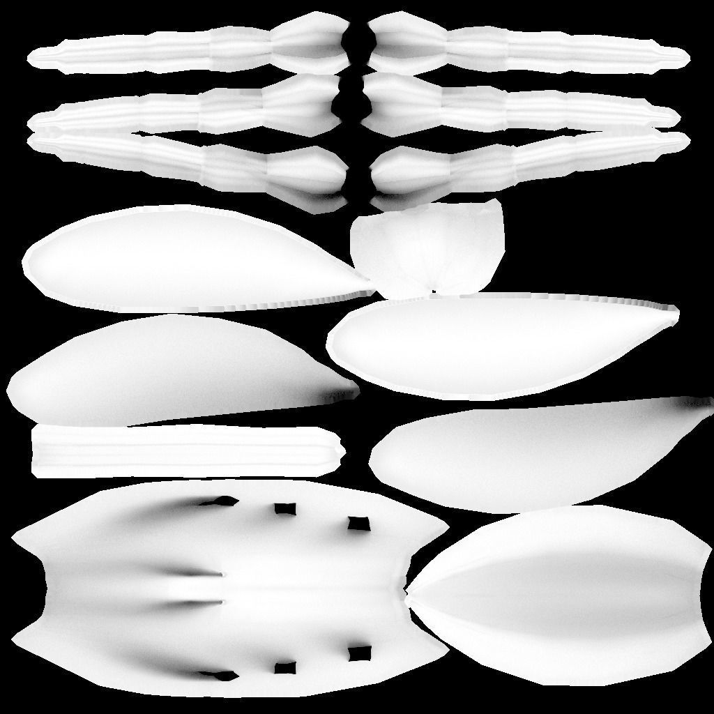 Mosquito animated and rigged Low-poly 3D model_2