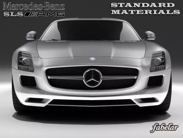 MERCEDES SLS AMG std mat 3D model_0