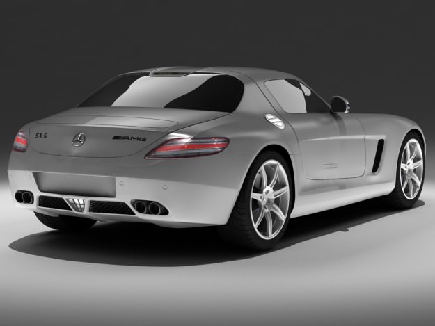 MERCEDES SLS AMG std mat 3D model_3