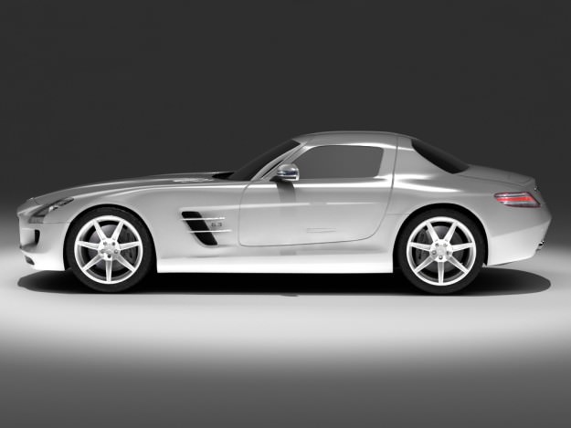 MERCEDES SLS AMG std mat 3D model_4