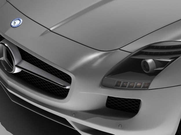 MERCEDES SLS AMG std mat 3D model_7