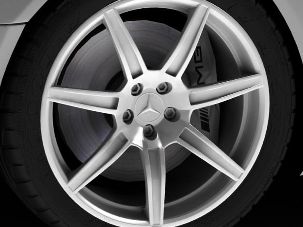 MERCEDES SLS AMG std mat 3D model_9