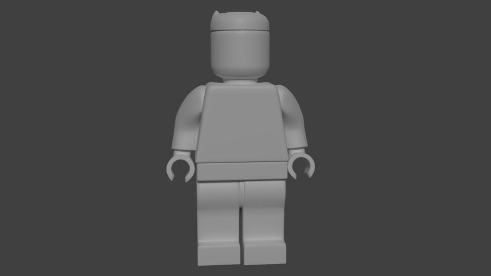 Lego Black panther and Erik killmonger Free low-poly 3D model_8