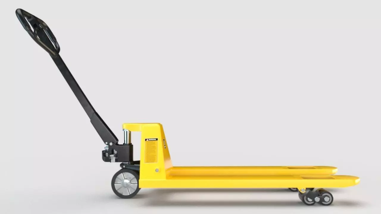 Pallet Truck  Lift Truck animation ready   3D model_0